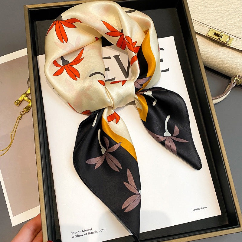 Silk Square Scar Decorative Collar Neck Guard