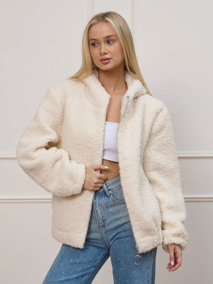 ChebuChic Zip-Up Fleece Jacket