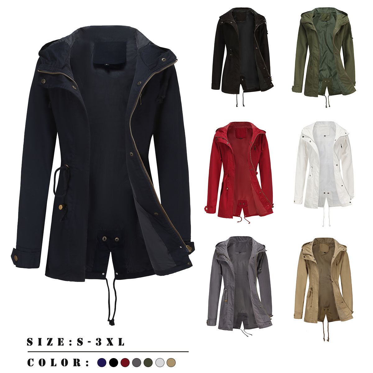 DriftCove Cotton Anorak Coat