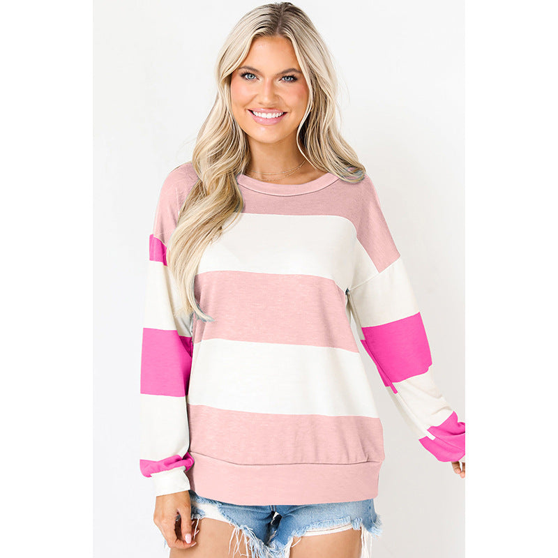 StripeCharm Patchwork Pullover