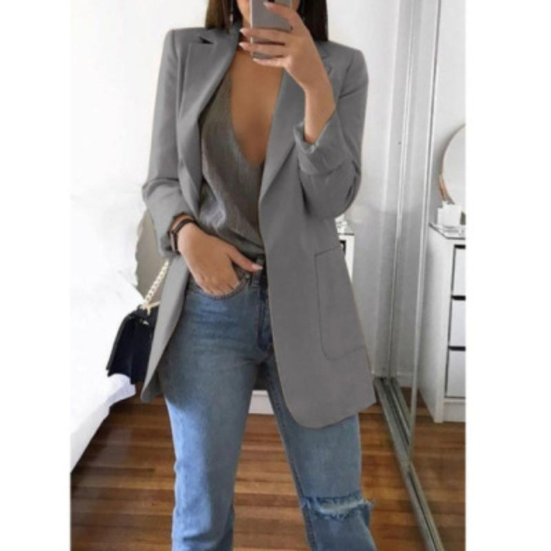 ArtEase Printed Mid-length Jacket