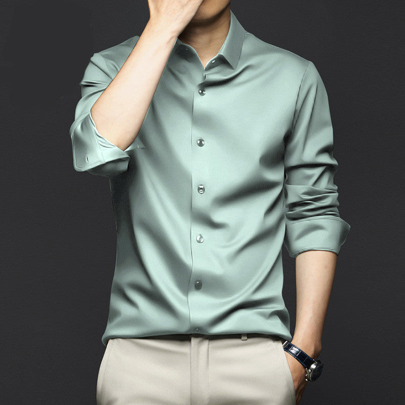 Business High-end Ice Silk Shirt