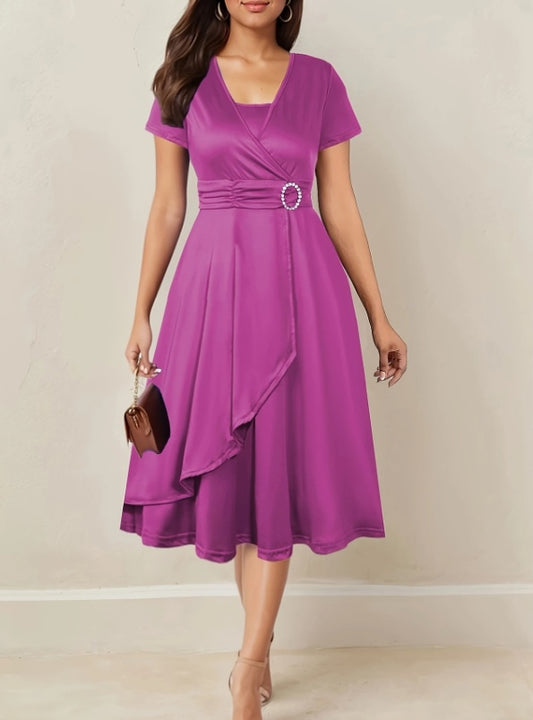 Roselune Glimmer Wrap Dress