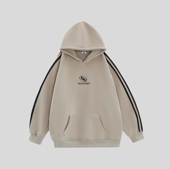 StratoFleece Striped Hoodie
