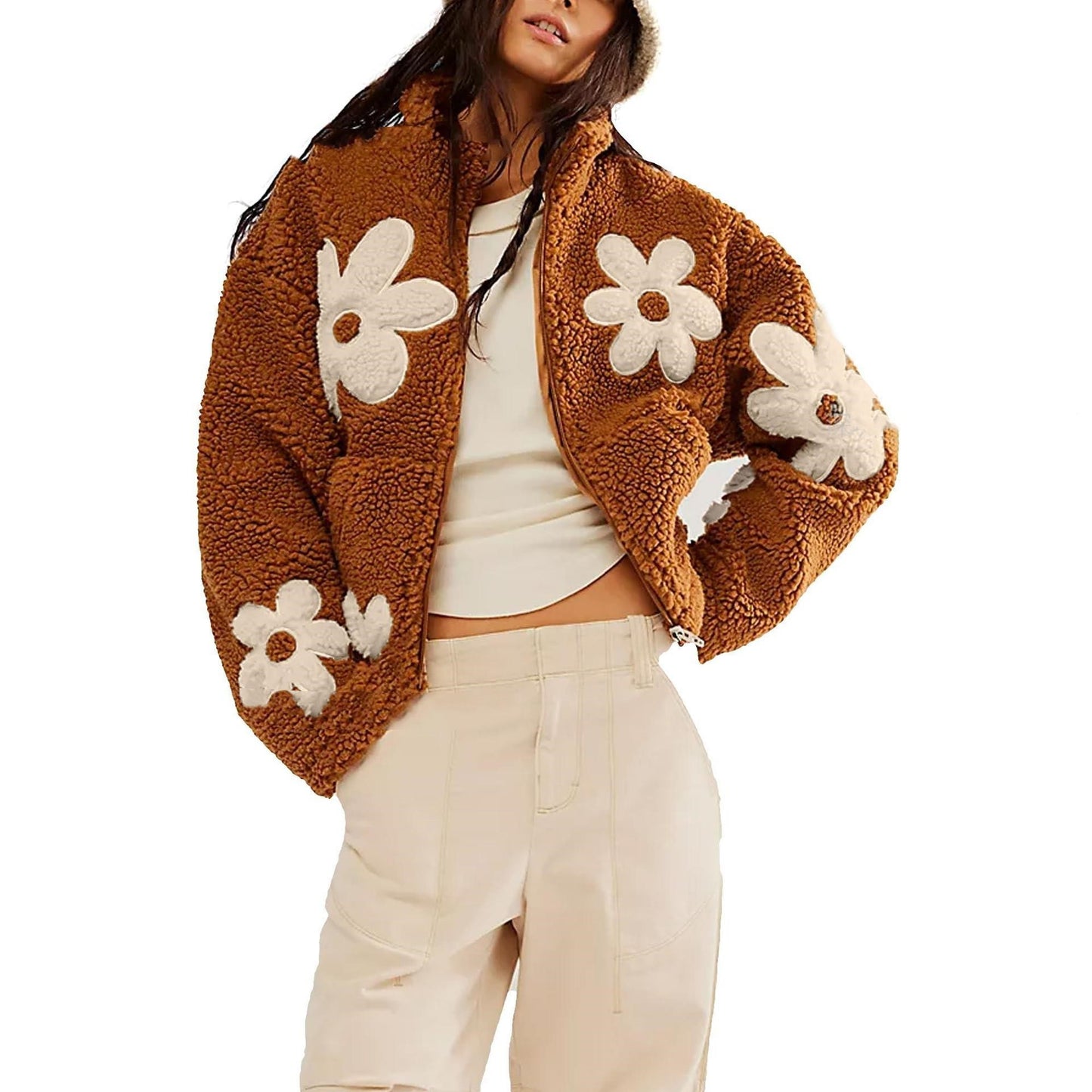 Luvienne Lamb Wool Coat