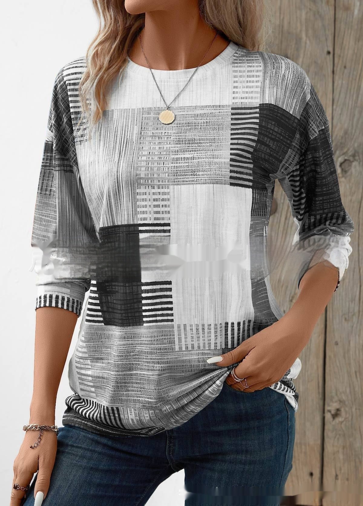 PrintAura Long Sleeve Top