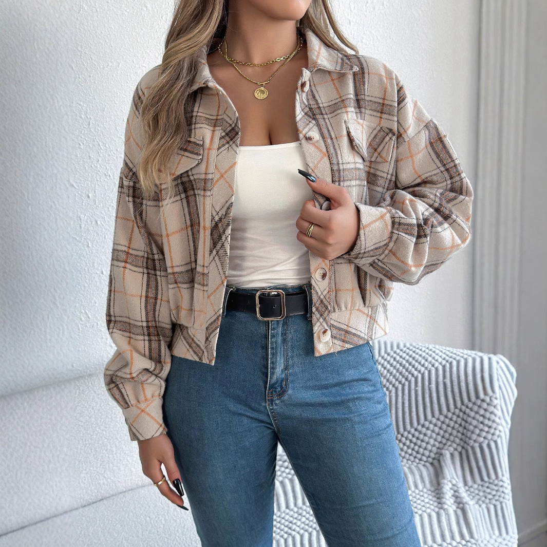Heritage Plaid Woolen Coat