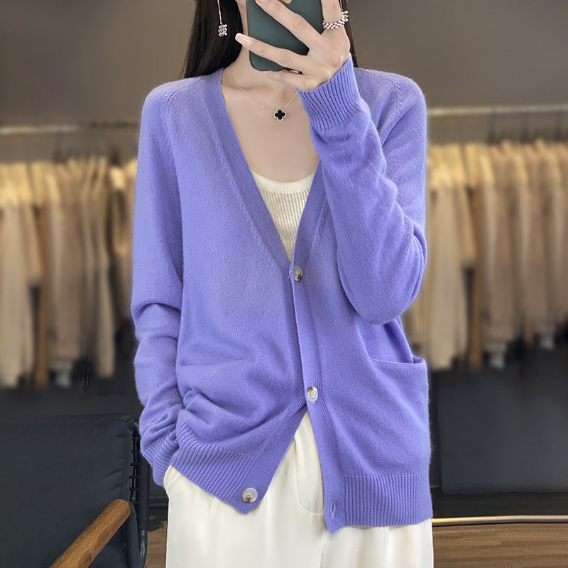 CozyChic Pocket Knit Cardigan
