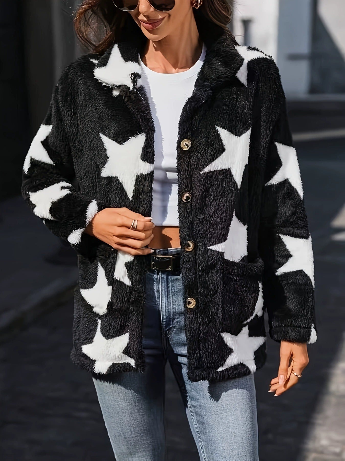 Velvique Reversible Plush Coat