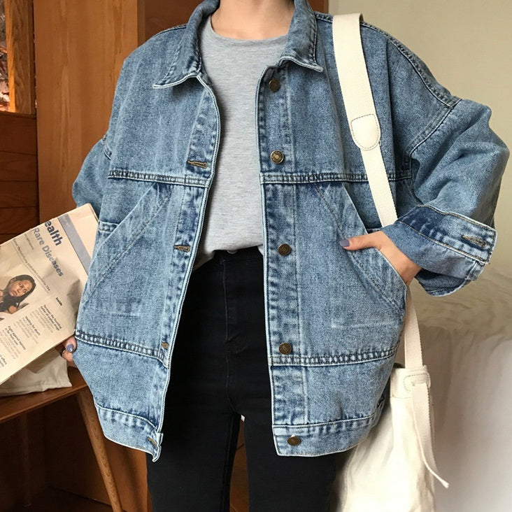 RetroEase Slim Denim Jacket