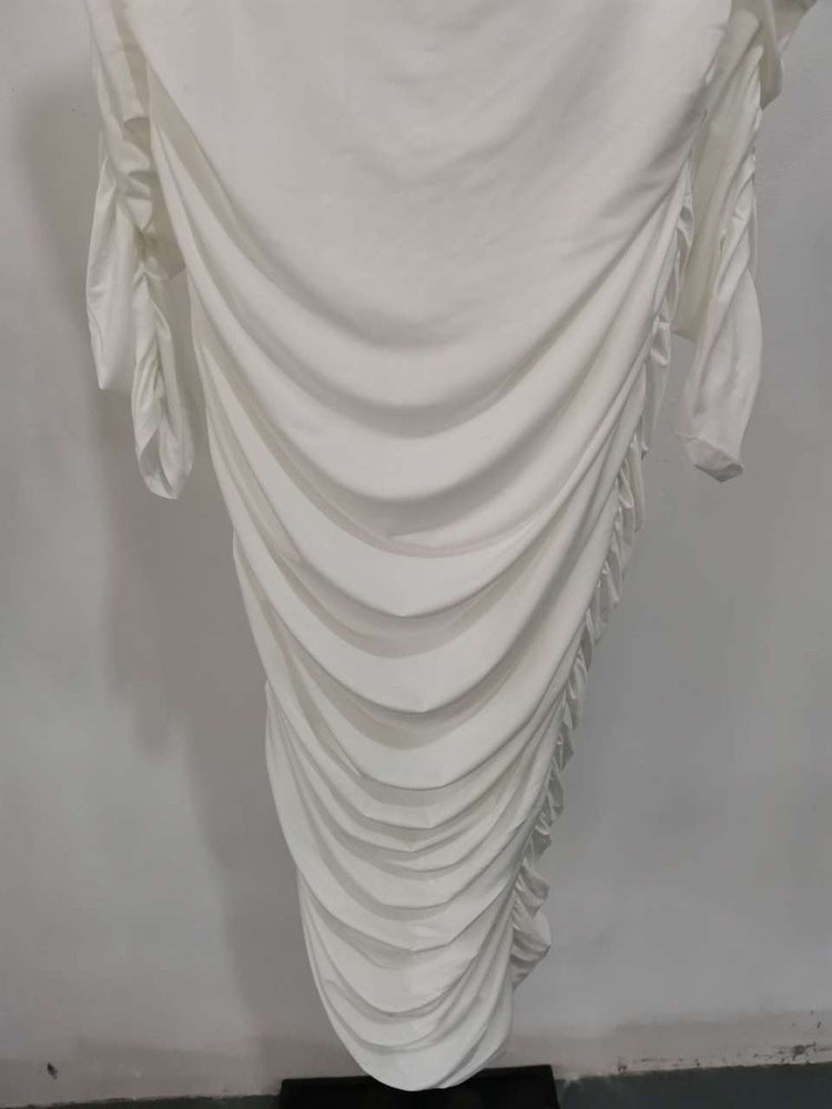 Ice Silk Evening Dress Mid-length Summer Party