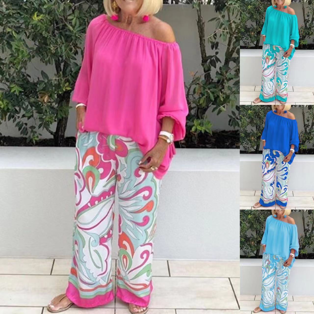 PrintNova Off-Shoulder Set