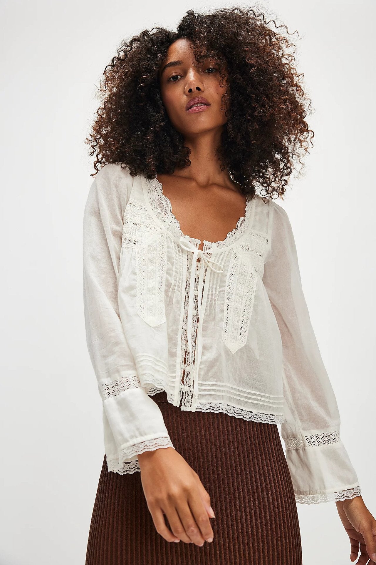 Celestine Lace Collar Blouse