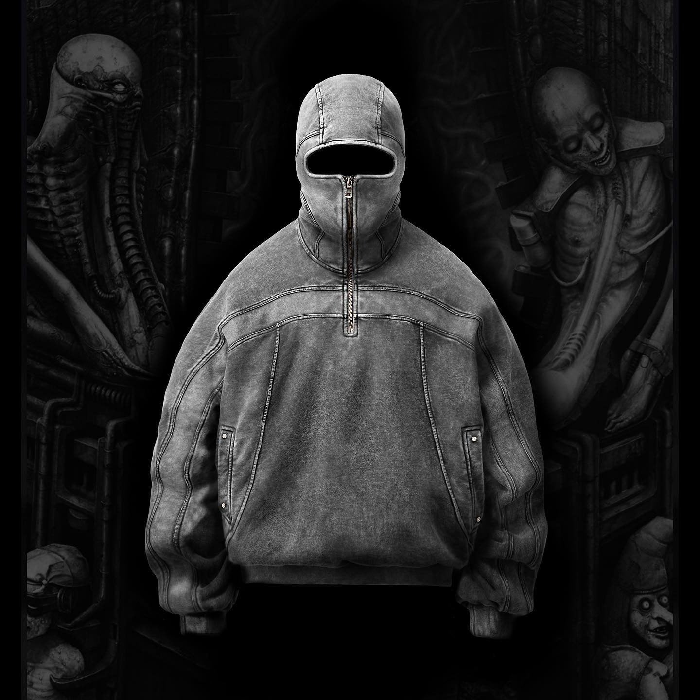 PatchVibe Retro Zipper Sweater