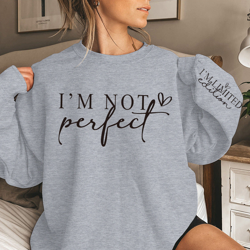 GlobalChic Letter Sweater