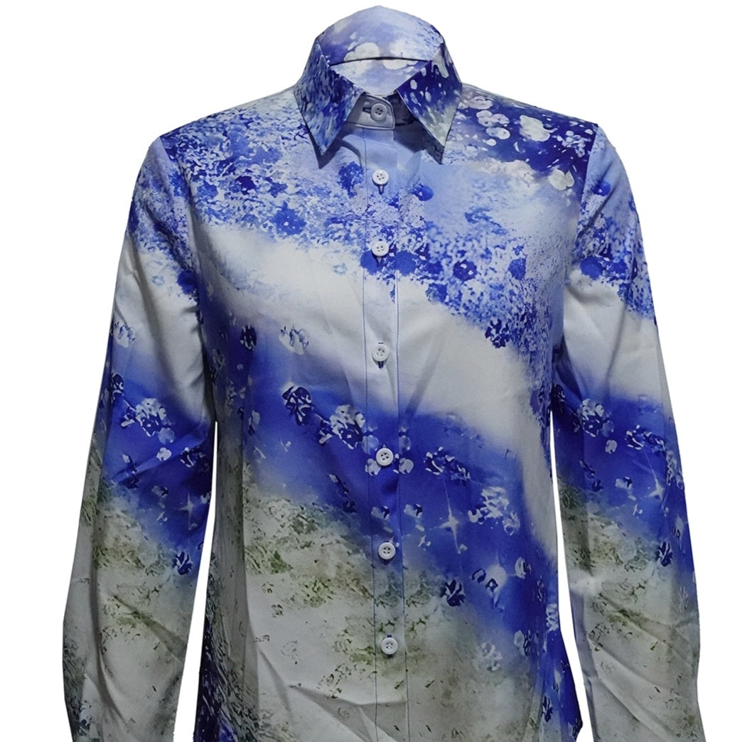 Seraphina Print Drape Top