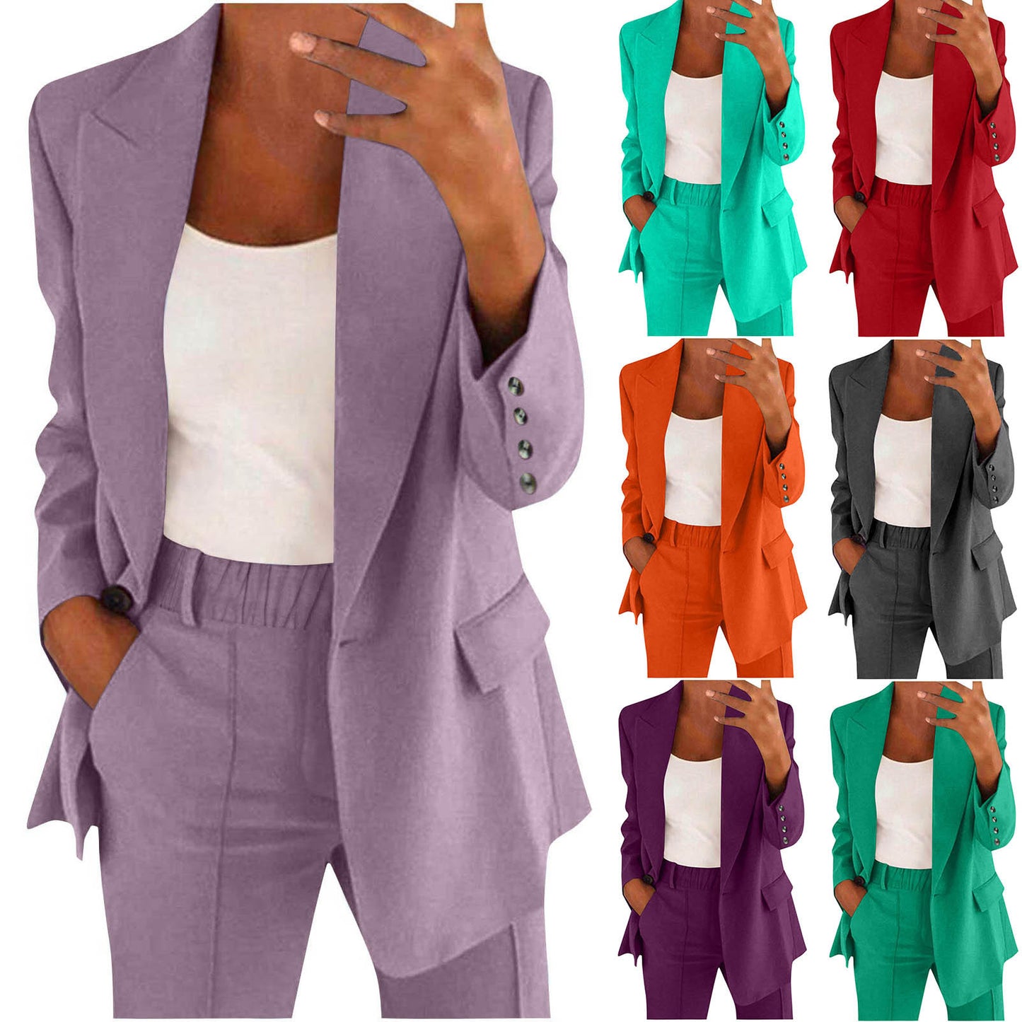 Serenique Button-Up Blazer