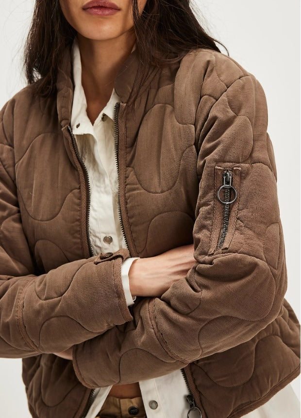 The Elowen Quilted Cotton Coat