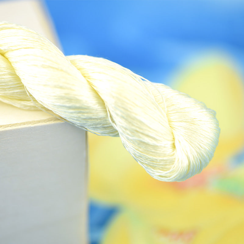 Hand-embroidered Silk Thread Tangled