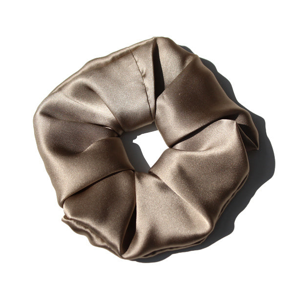 Silk Large Intestine Circle Head Flower Silk Hair Rope Satin