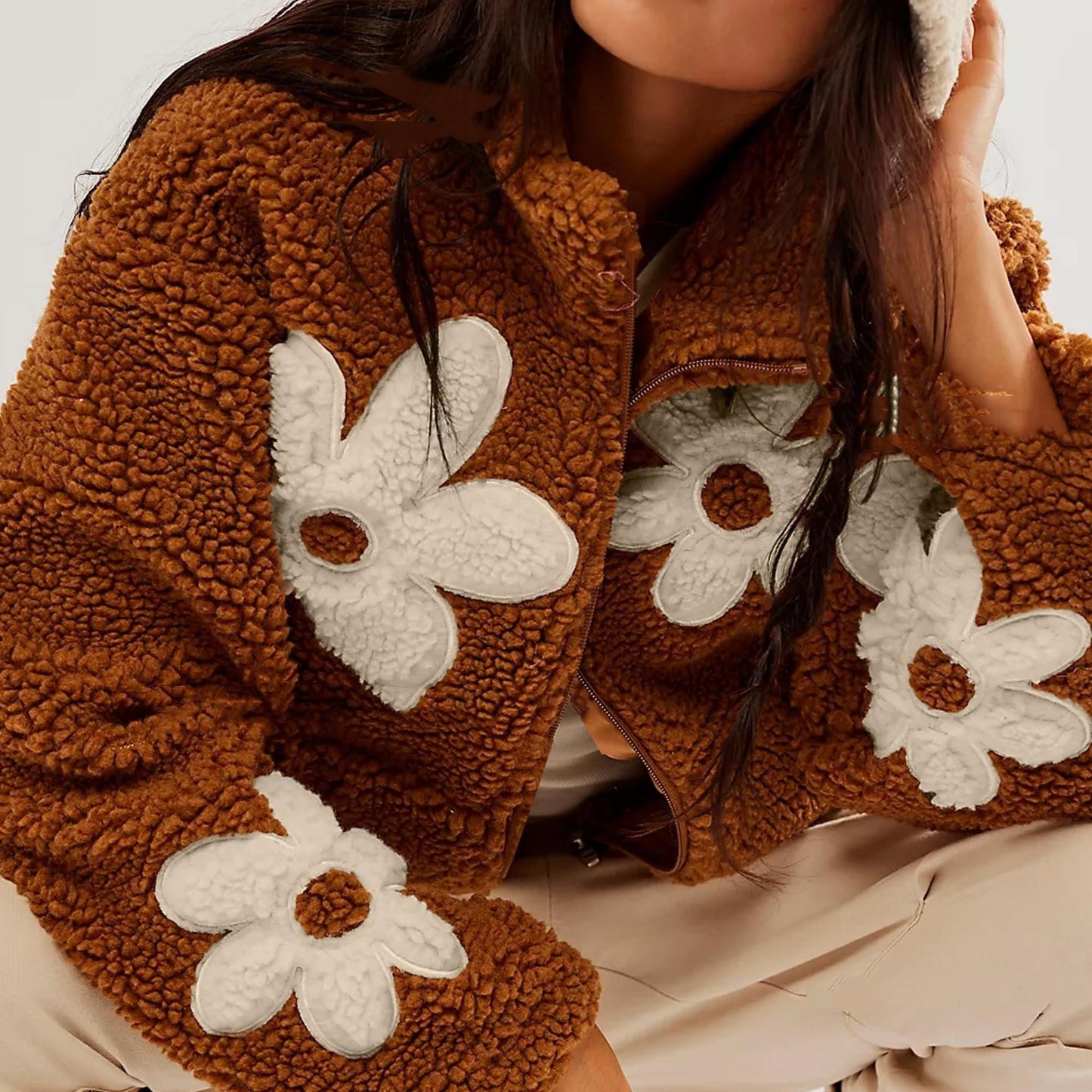 Luvienne Lamb Wool Coat