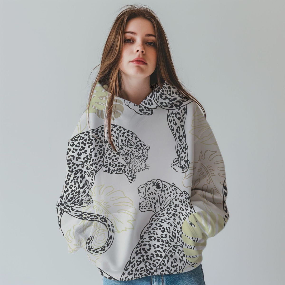 WildVision 3D Leopard Sweater
