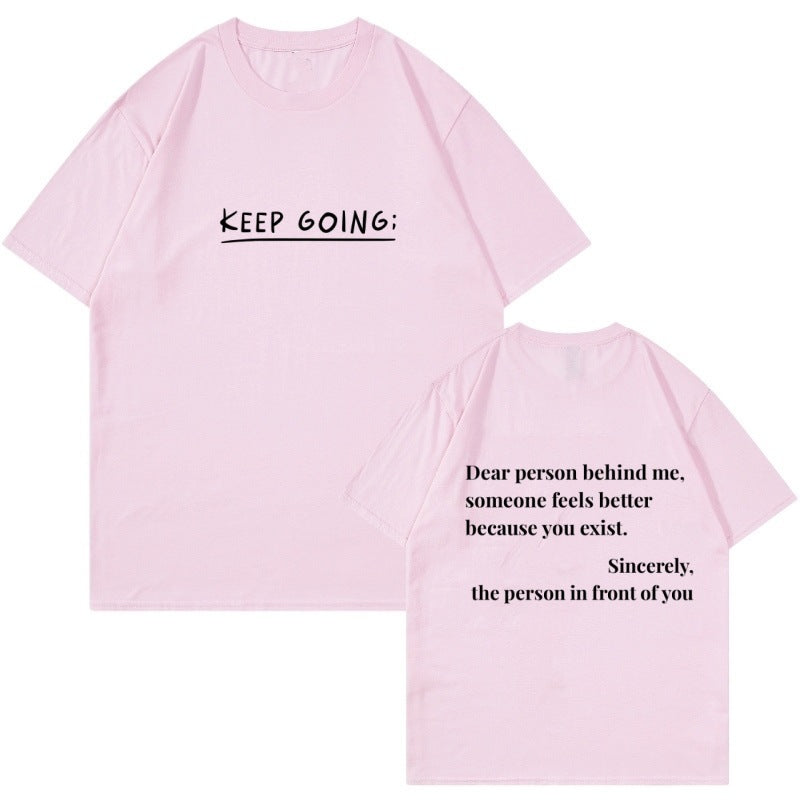 Milk Silk Round Neck T-shirt