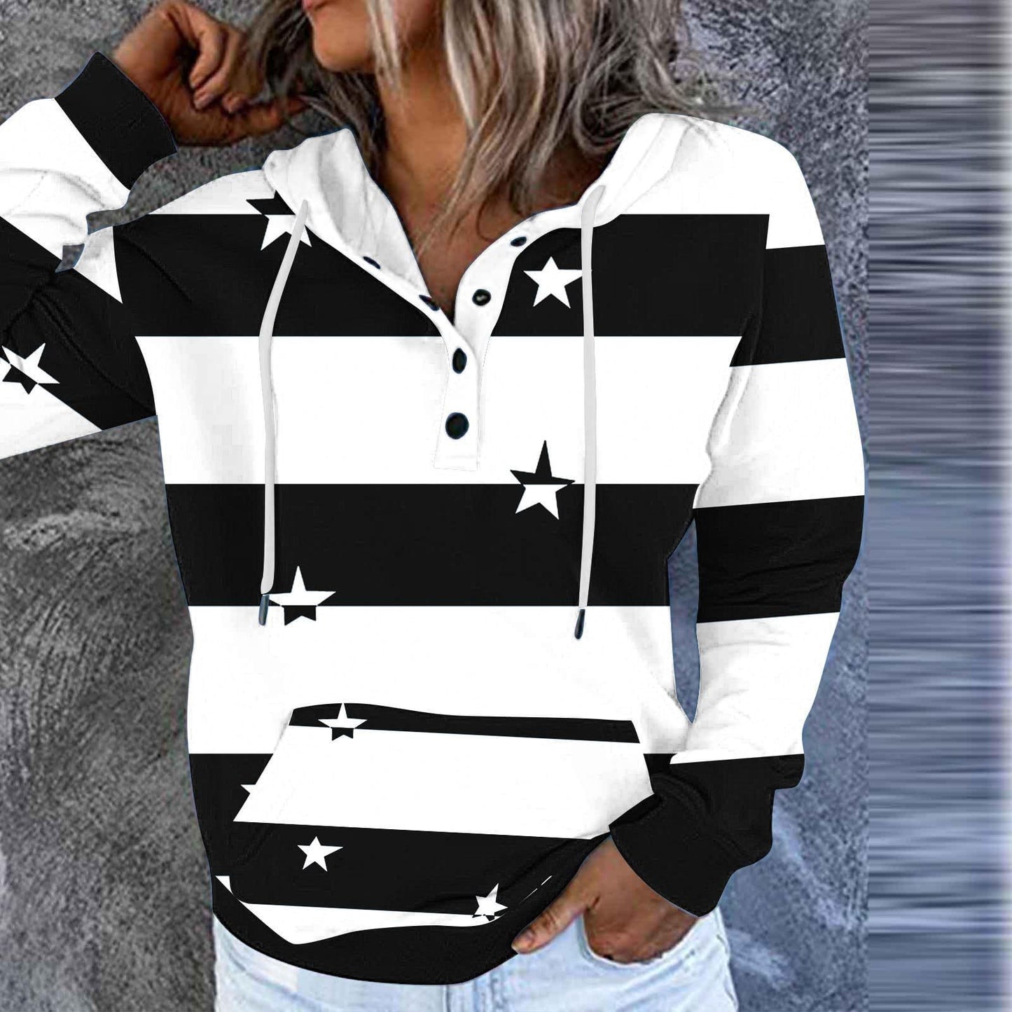 GoldenLeaf Button Sweater