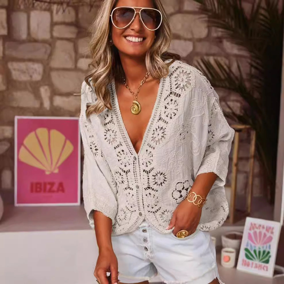 Elisette LaceWhisper Blouse