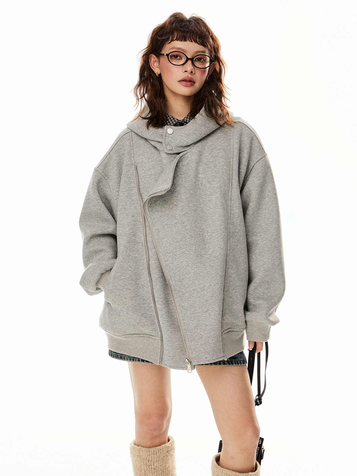 ZippaMuse Retro Hoodie Coat