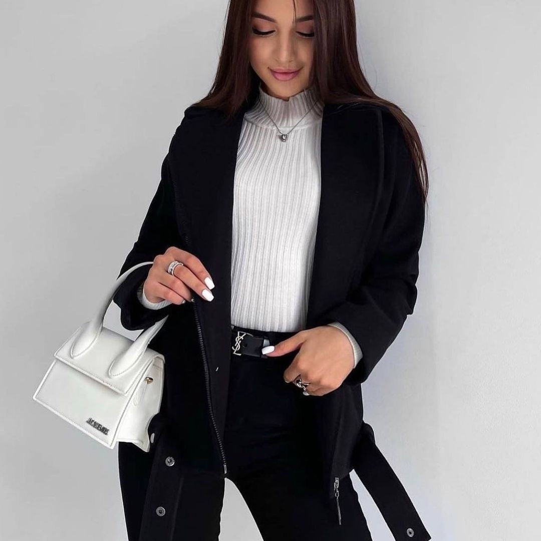 Aurelia Belted Wool Coat