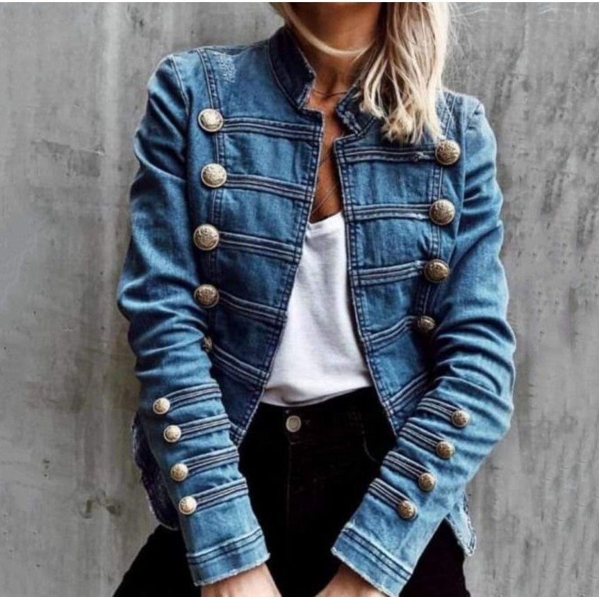 Clinché Double-Breasted Short Jacket