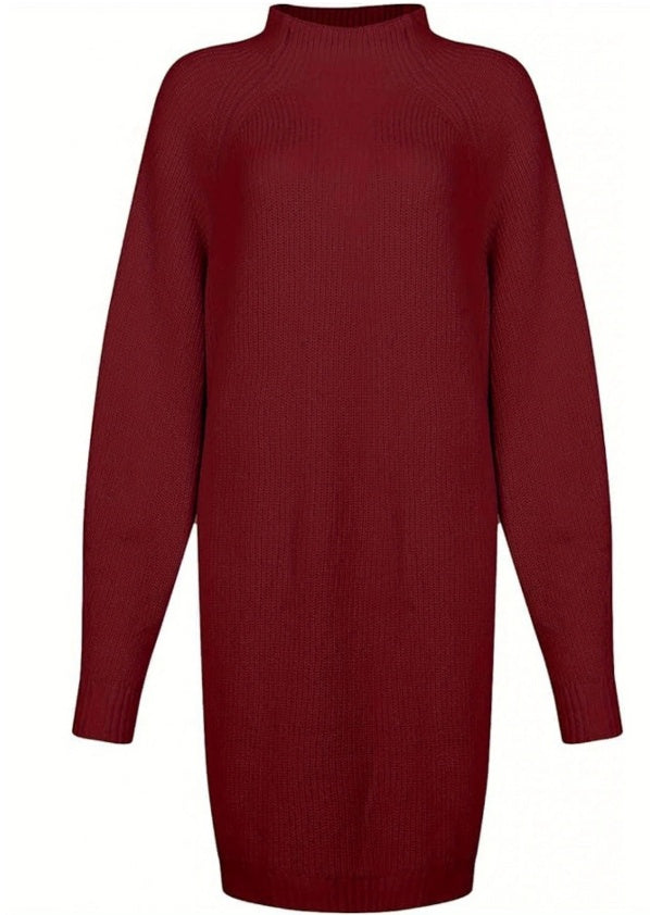 Elevessa Curve High-Neck Dress