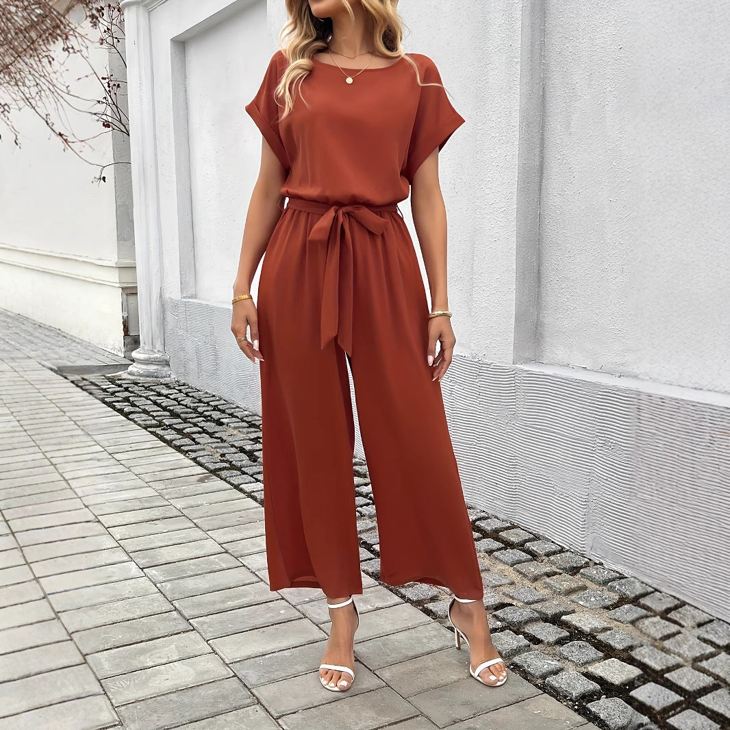 Calyra BeltedGrace Jumpsuit