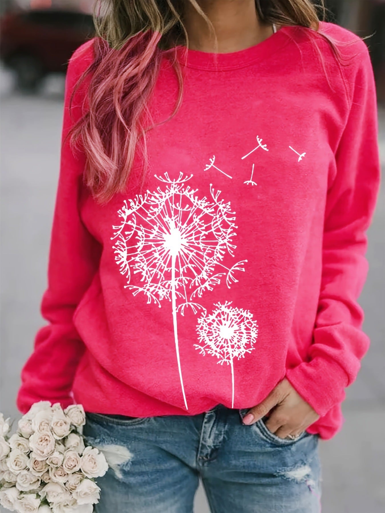 WishBloom Pullover Sweatshirt