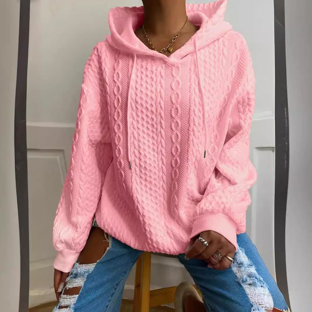Twistella Cozy Hooded Sweater