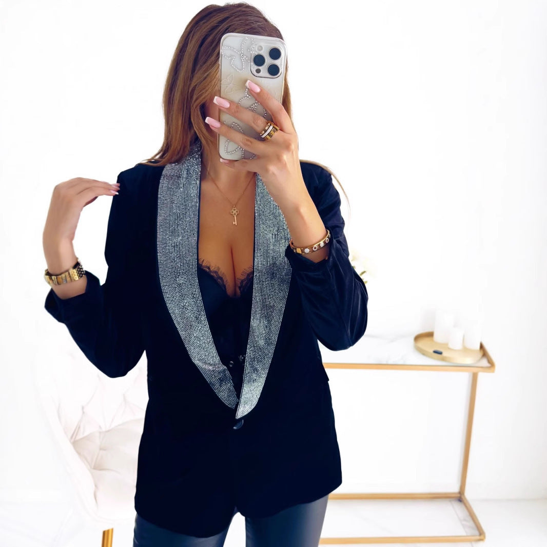 Lumière Sequin Stitch Blazer