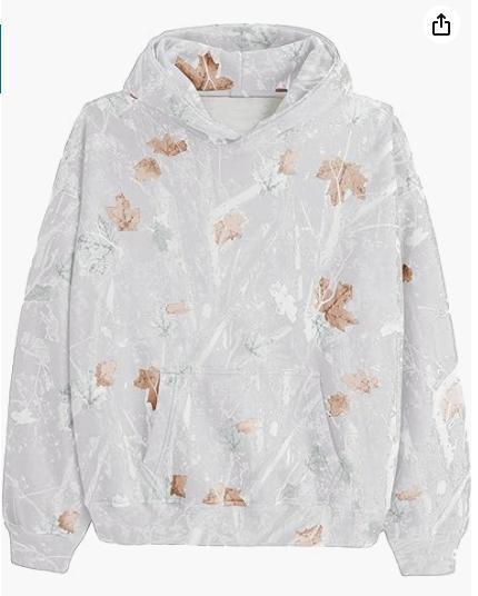 CamoCozy Oversized Wool Hoodie