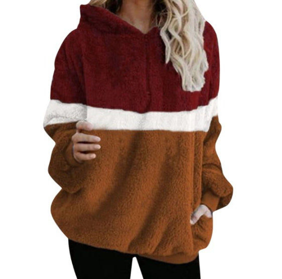 TriTone Hooded Pocket Coat