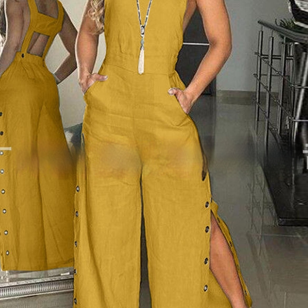 Valmira SideSnap Jumpsuit