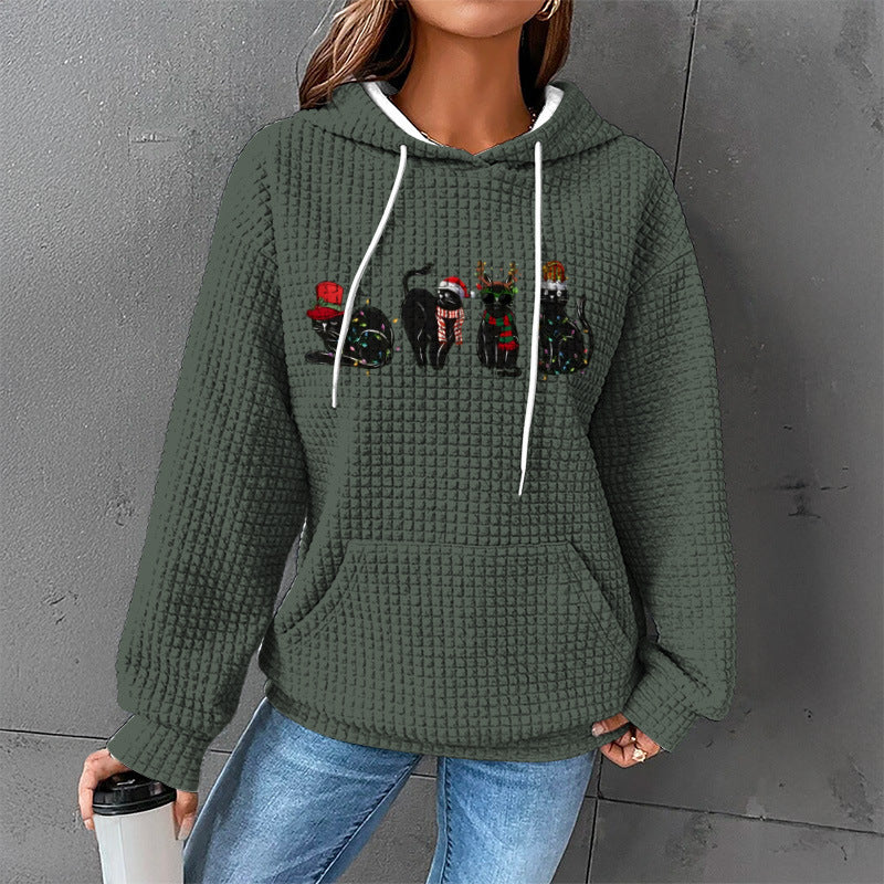 CozyWaffle Hooded Sweater