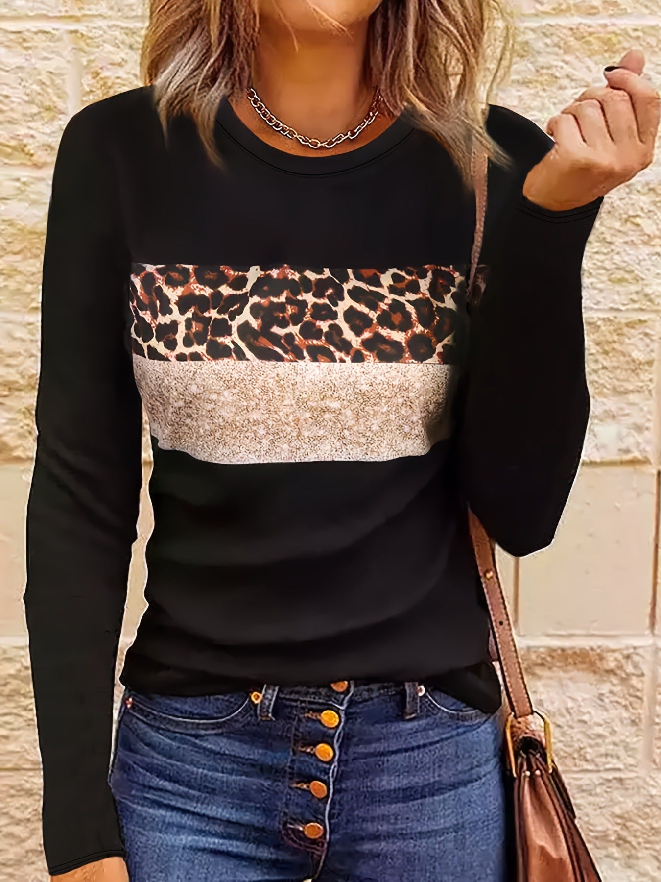 PrintEase Fitted Long Sleeve Tee