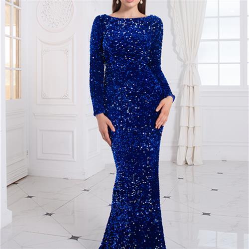 Sapphire Grace Gown