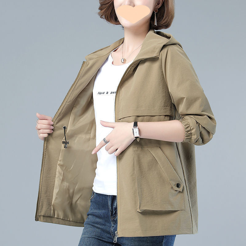 ChicEase Hooded Trench Coat
