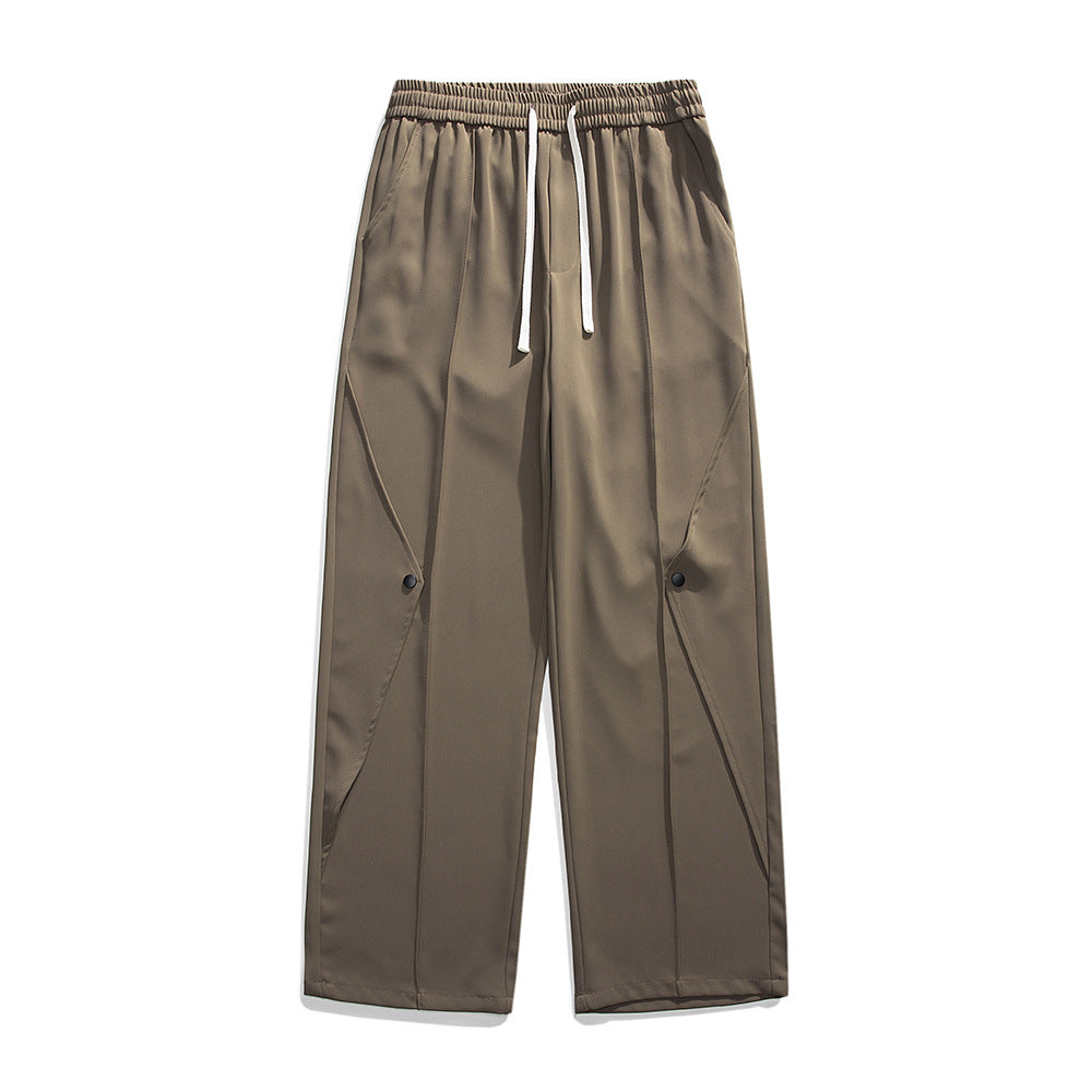 Summer Thin Ice Silk Casual Pants Men