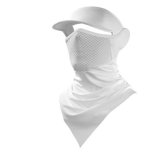 Summer Ice Silk Sunscreen Riding Mask Men Outdoor