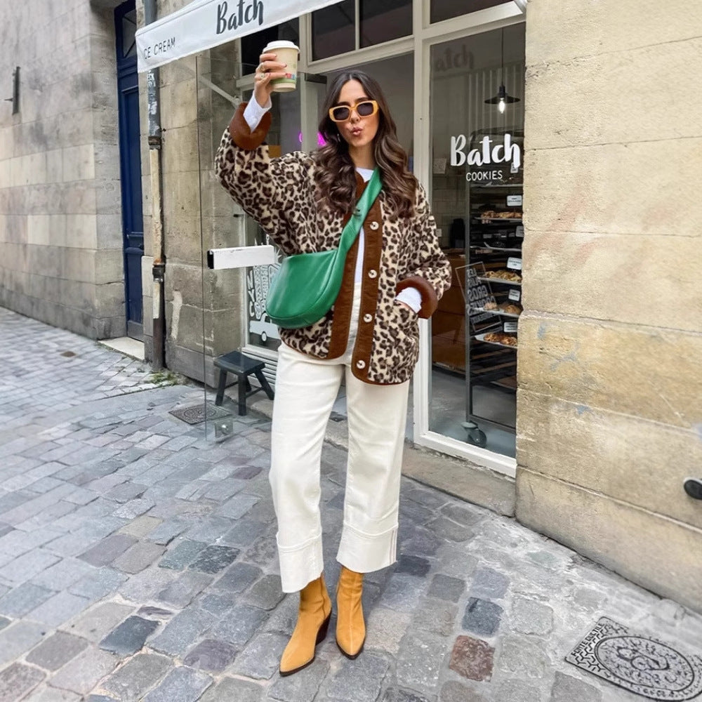 UrbanFierce Leopard Print Coat