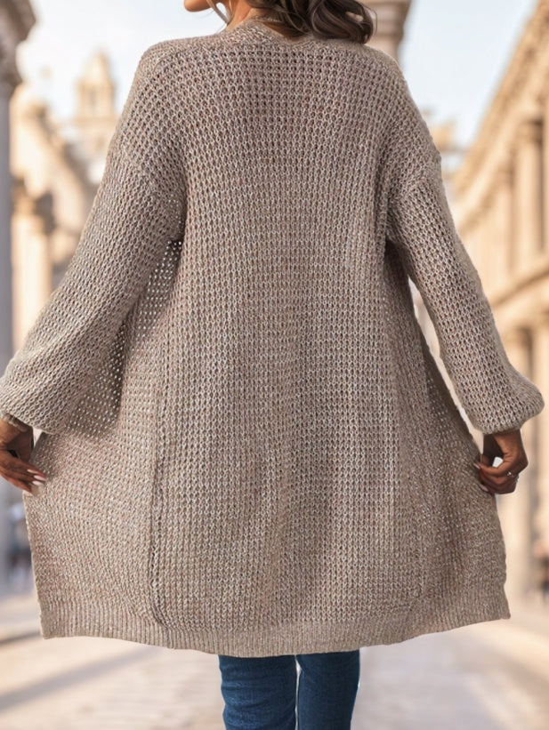 DriftEase Drop Shoulder Cardigan