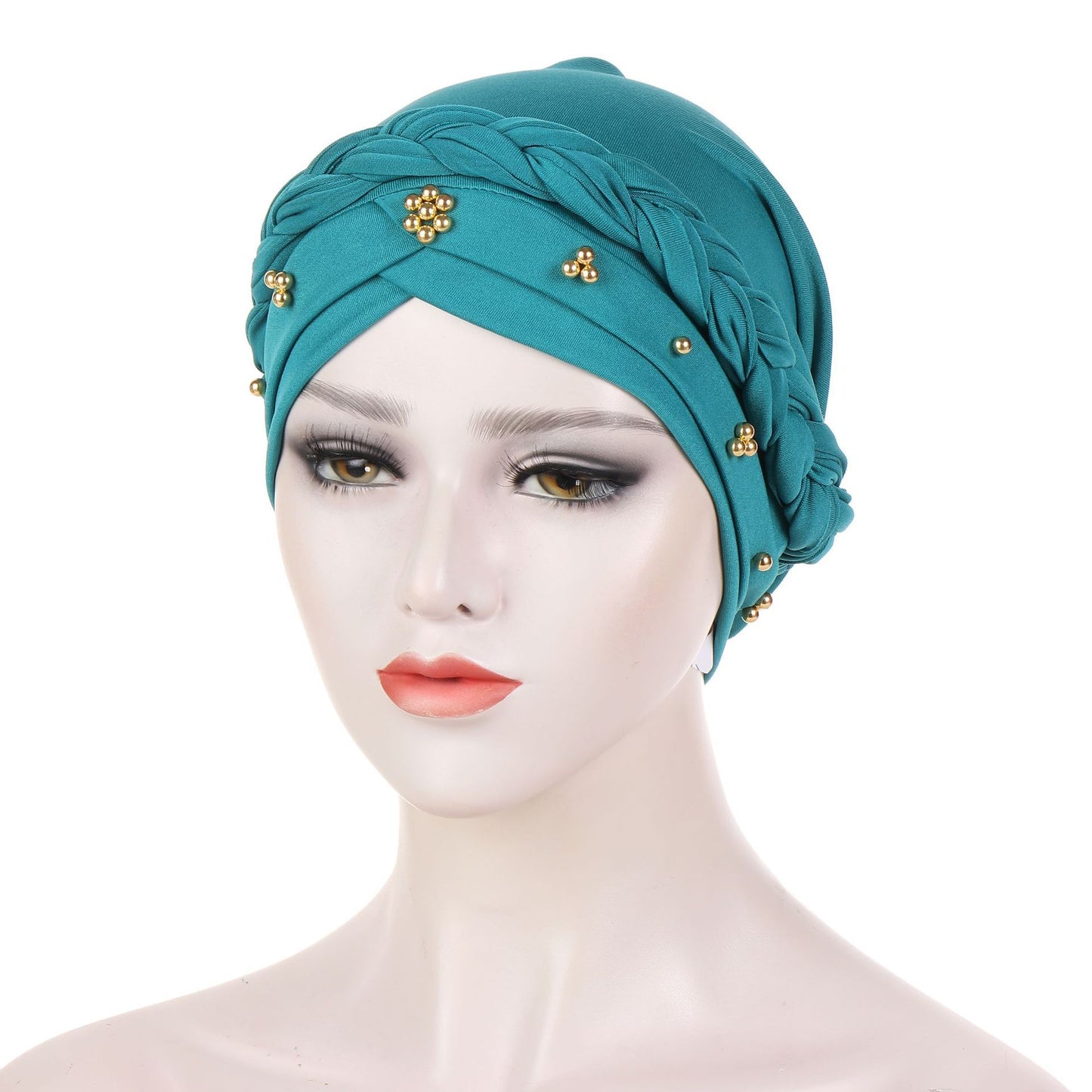 Women's Fashion Tie Dye Brushed Milk Silk Bandana Hat
