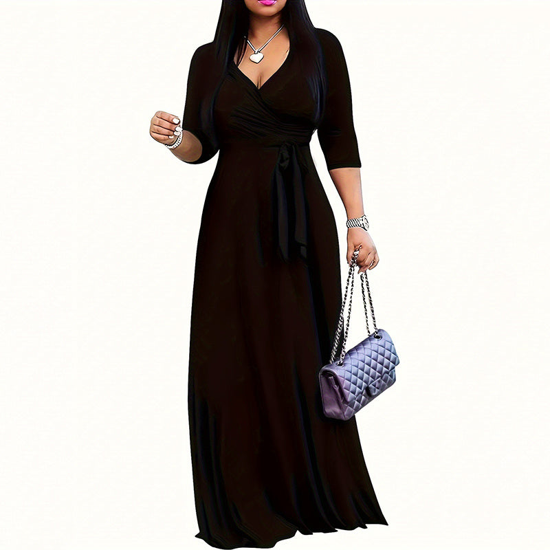 Veralune Grace Belted Maxi Dress
